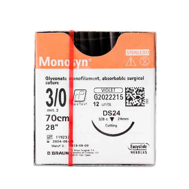 Picture of MONOSYN SUTURE 3/0 - DS24 (G2022215) - 12`s