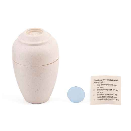 Picture of CREMATION URNEE Urn (J0310SQT) Tan - Small