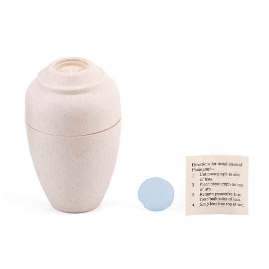 Picture of CREMATION URNEE Urn (J0310SQT) Tan - Small