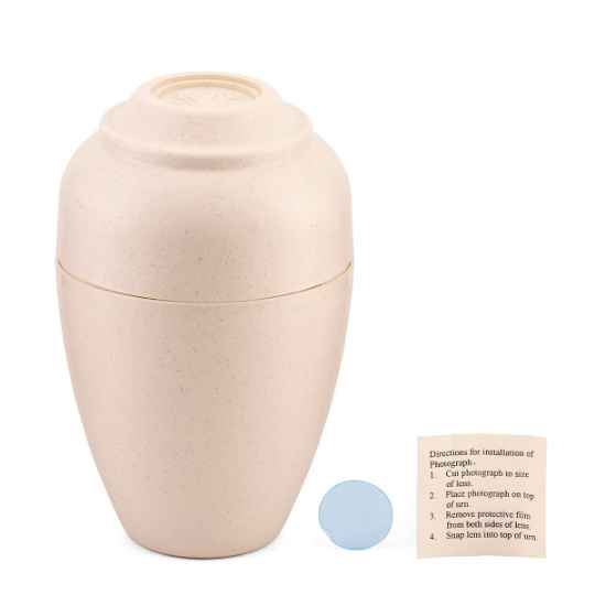Picture of CREMATION URNEE Urn (J0310LQT) Tan - Large