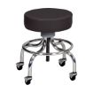 Picture of STOOL BLACK w / CHROME BASE (J0809B)