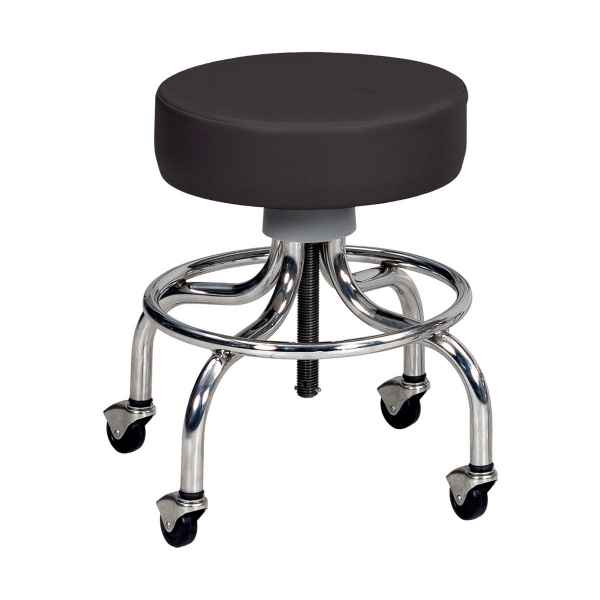 Picture of STOOL BLACK w / CHROME BASE (J0809B)