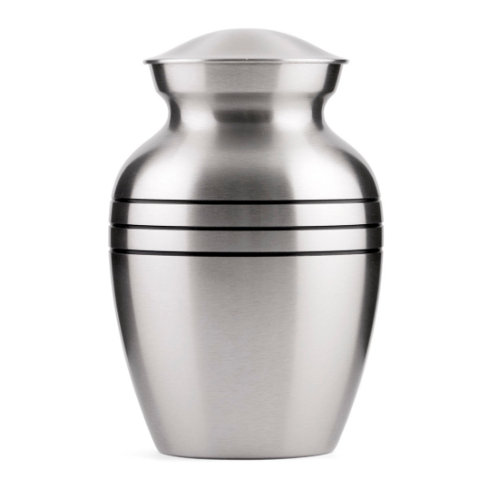 Picture of CREMATION Urn Classic Pewter (J0316D) - Small
