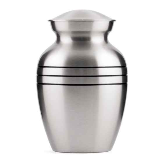 Picture of CREMATION Urn Classic Pewter (J0316D) - Small