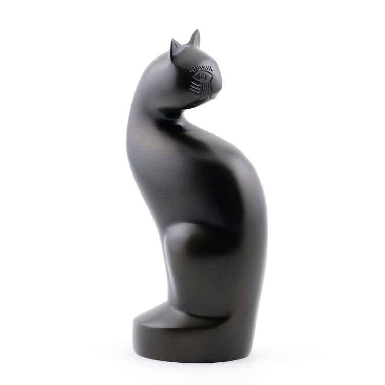 Picture of CREMATION Urn Sitting Bronze Cat (J0317C)