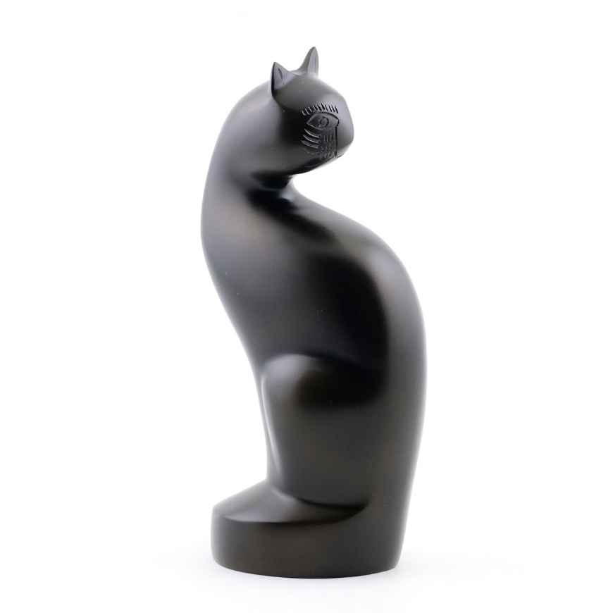 Picture of CREMATION Urn Sitting Bronze Cat (J0317C)