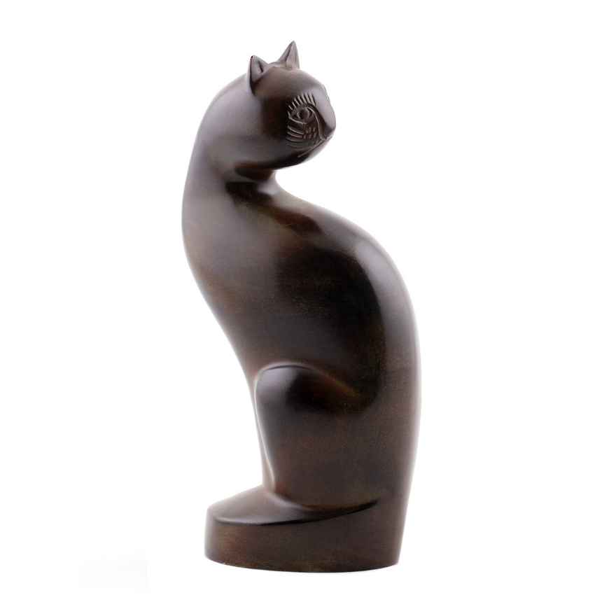 Picture of CREMATION Urn Sitting Calico Cat (J0317D)