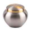 Picture of CREMATION URN Pewter/Brass Dbl Paw Odyssey (J0316DPM) - Medium