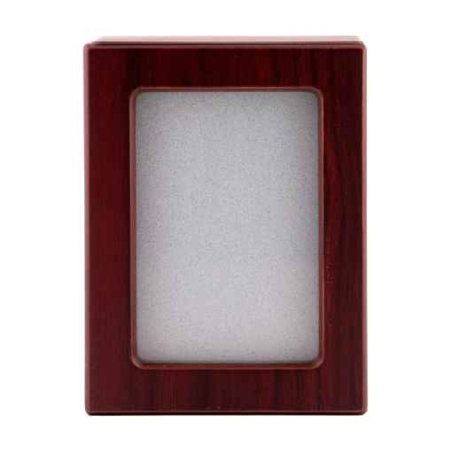 Picture of CREMATION URN Cherry Finish Photo Box (J0316PCM) - Medium