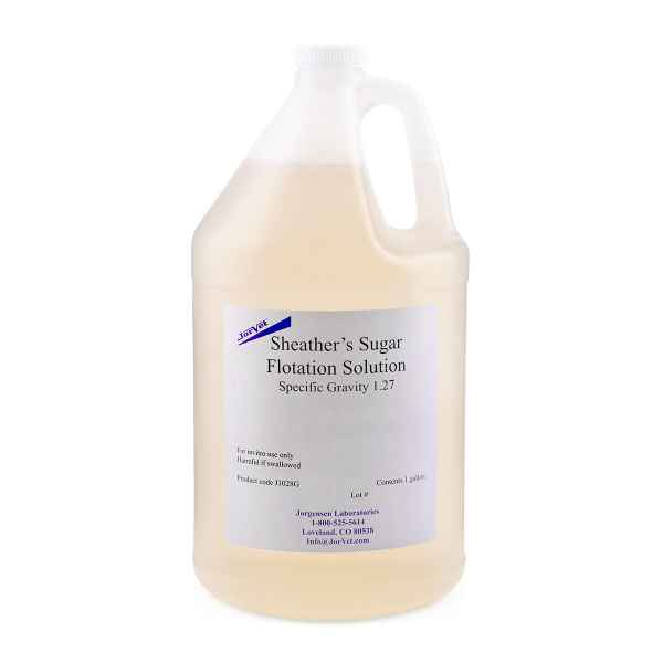 Picture of SHEATHERS SUGAR FECAL FLOTATION SOLUTION(J1028G) - 1 gallon