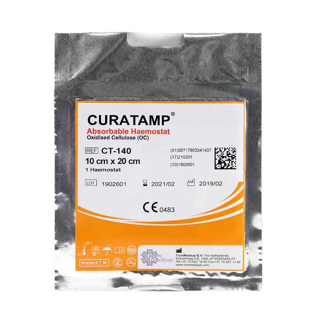 Picture of CURATAMP HEMOSTATIC SILK Absorbable GAUZE -10cm x 20cm