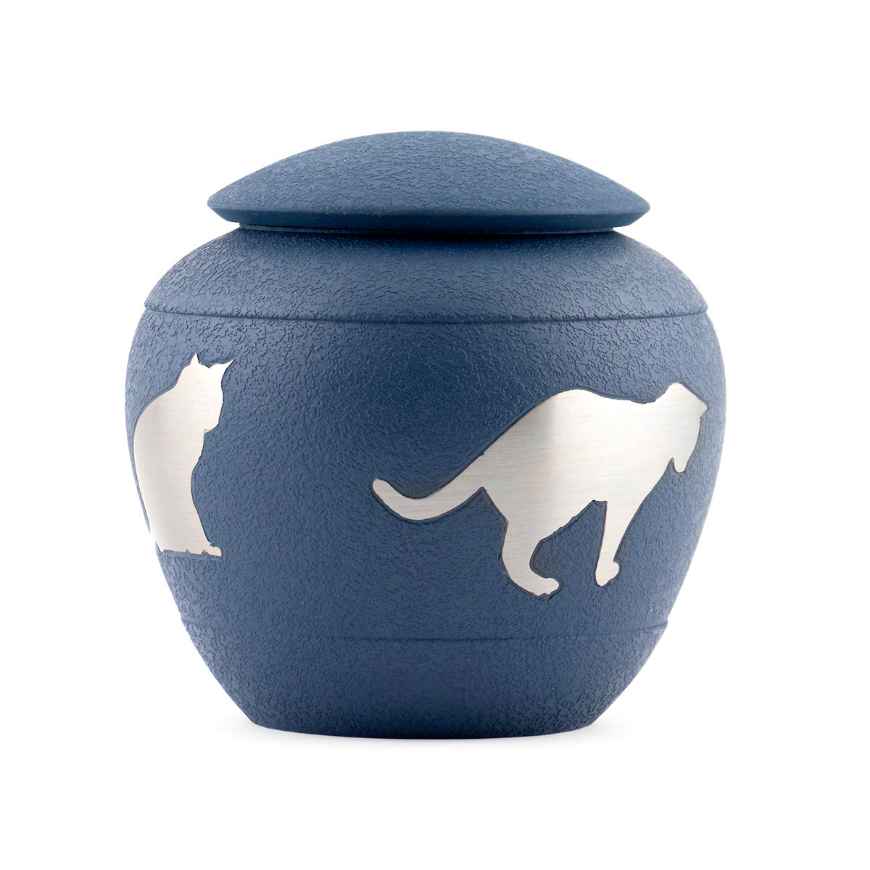 Picture of CREMATION Urn Country Blue Cat (J0316CBS)
