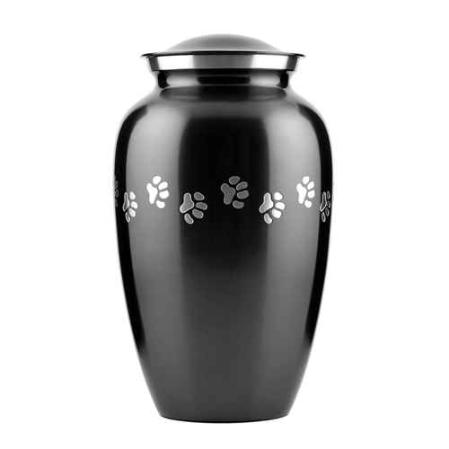 Picture of CREMATION Urn Paw Print Classic Slate (J0316PSL) - Large