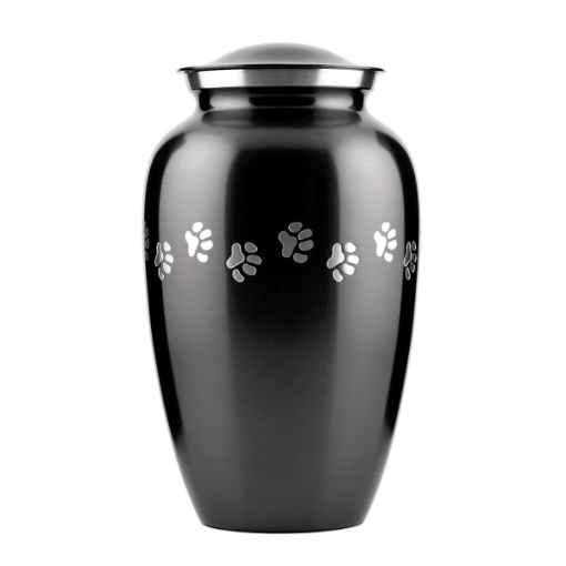 Picture of CREMATION Urn Paw Print Classic Slate (J0316PSL) - Large