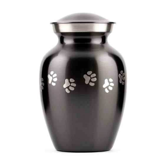 Picture of CREMATION Urn Paw Print Classic Slate (J0316PSS) - Small