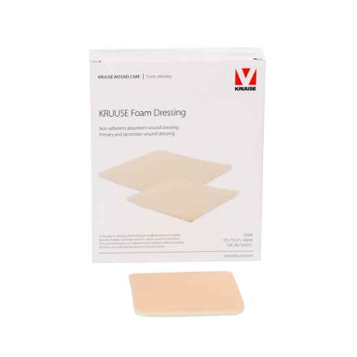 Picture of FOAM DRESSING Kruuse Sterile 10cm x 10cm (165031) - 10/pk