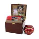 Picture of CREMATION PAW PRINT MEMORY CHEST (J0316MCL) - Large