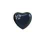 Picture of CREMATION URN Blue/Pewter with Single Paw Heart (J0316MBH)