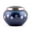 Show details for CREMATION URN Blue/Pewter Paw Print Odyssey (J0316MBL) - Large Picture of CREMATION URN Blue/Pewter Paw Print Odyssey (J0316MBL) - Large
