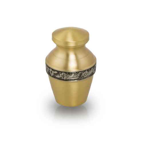 Picture of CREMATION URN AVALON Bronze Mini Memorial Keepsake (J0317BM)