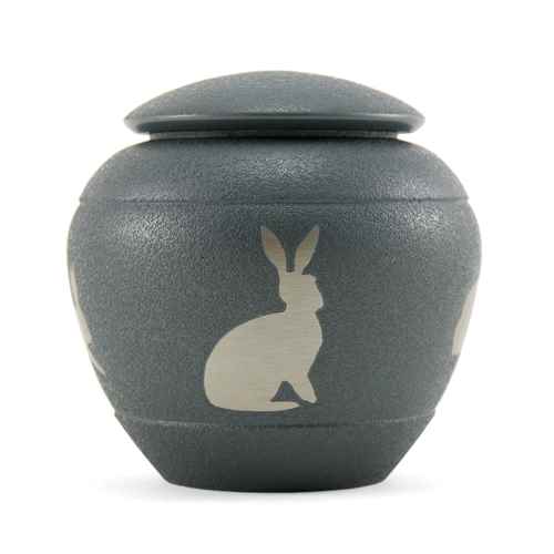 Picture of CREMATION Urn Silhouette Brass Rabbit (J0316SR)