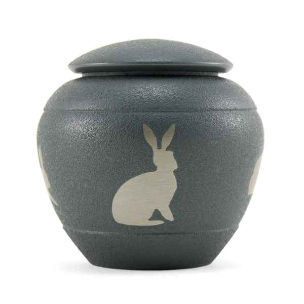 Picture of CREMATION Urn Siloutte Brass Rabbit (J0316SR)