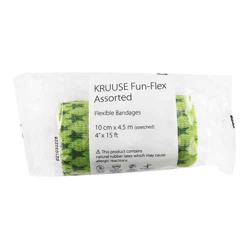 Picture of FUN FLEX COHESIVE WRAP Kruuse Asst patterns 10cm(164006) - 10/pk