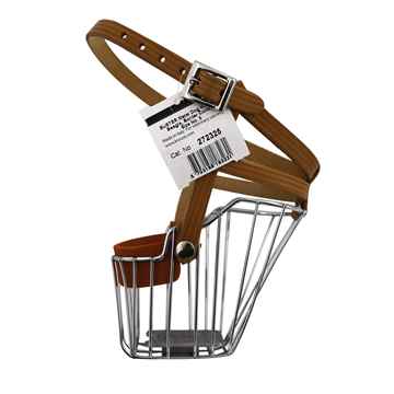 Picture of MUZZLE WIRE BASKET with Leather Strap - Size 5