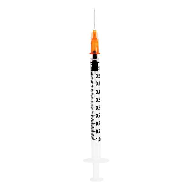 Picture of SYRINGE & NEEDLE TUBERCULIN Kruuse Disp 1cc 25g x 5/8in - 100's