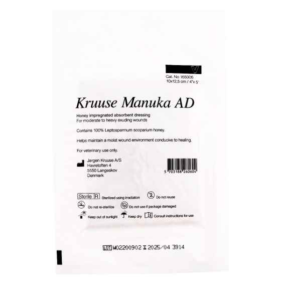 Picture of MANUKA HONEY ND DRESSING Kruuse 3.9in x 4.9in (165001) - 10/pk