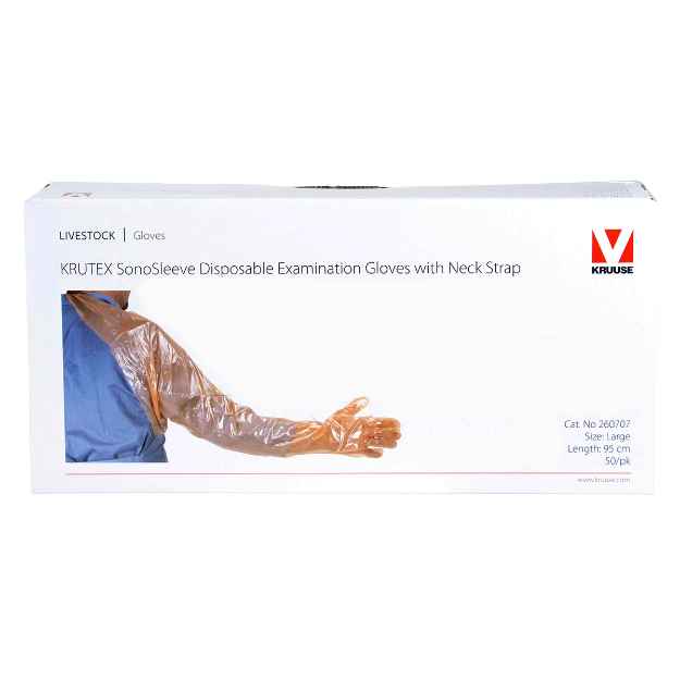 Picture of GLOVES OB EXAM Sonosleeve with Shoulder Protector(260707) - 50/box