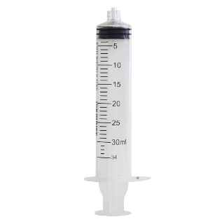 Picture of SYRINGE Kruuse Disp 30/34cc graduation Centric Tip with Luer Lock Adapter - 50's