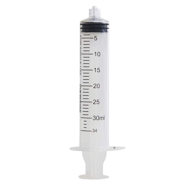 Picture of SYRINGE Kruuse Disp 30/34cc graduation Centric Tip with Luer Lock Adapter - 50's