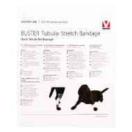 Picture of TUBULAR STRETCH BANDAGE BUSTER White (160482) - 1.5in x 21.3ft