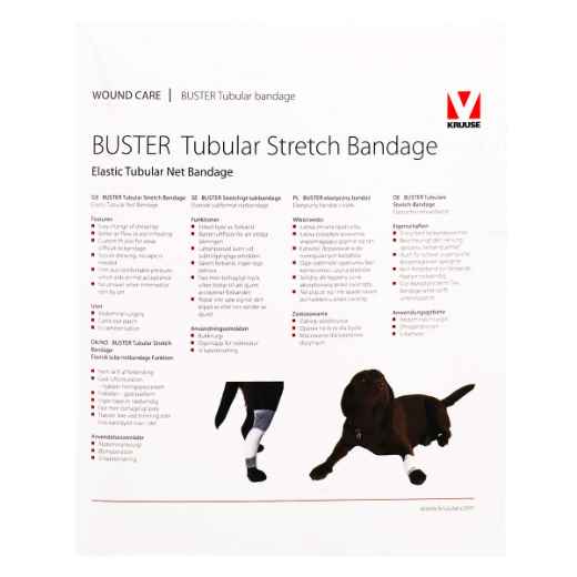 Picture of TUBULAR STRETCH BANDAGE BUSTER White (160482) - 1.5in x 21.3ft