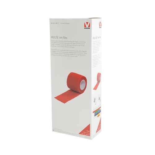 Picture of VET FLEX WRAP KRUUSE Red 5cm x 4.5m(160730) - 10/box