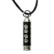 Picture of CREMATION JEWELRY Stainless Steel Paw Print Cylinder