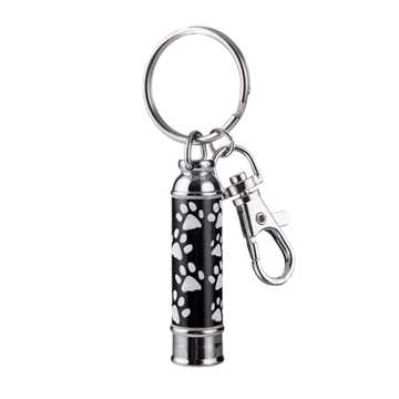 Picture of CREMATION JEWELRY Stainless Steel Paw Print Cylinder