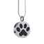 Show details for CREMATION JEWELRY Stainless Steel Paw Print Pendant Picture of CREMATION JEWELRY Stainless Steel Paw Print Pendant