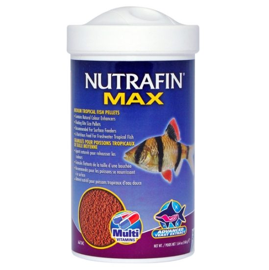 Picture of NUTRAFIN MAX Medium Tropical Fish Pellets (A6734) - 160g