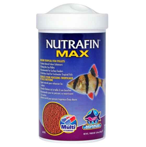 Picture of NUTRAFIN MAX Medium Tropical Fish Pellets (A6734) - 160g