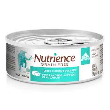 Show details for FELINE NUTRIENCE GF Turkey,Chicken and Duck Pate - 24 x 156g cans Picture of FELINE NUTRIENCE GF Turkey,Chicken and Duck Pate - 24 x 156g cans