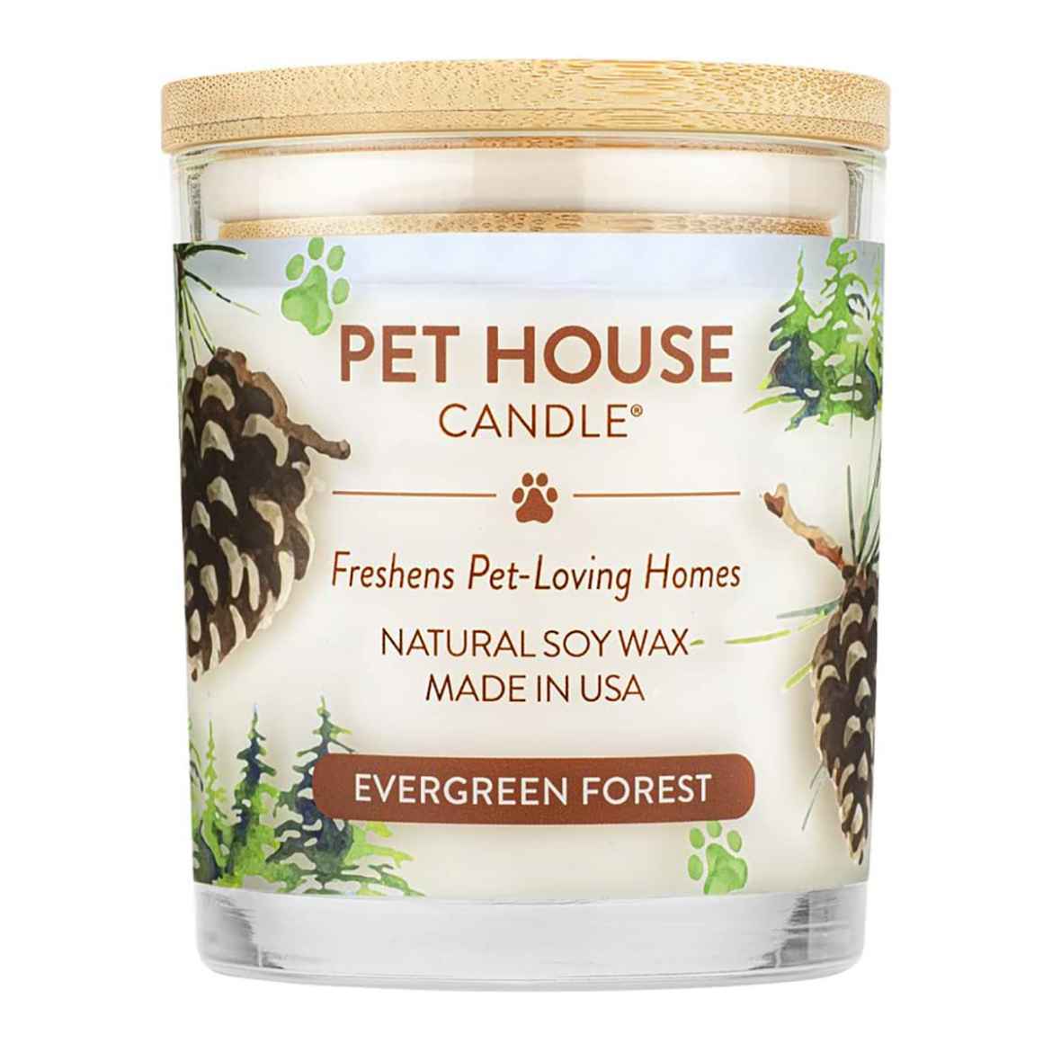 Picture of CANDLE PET HOUSE  One Fur All  Evergreen Forest - 9oz