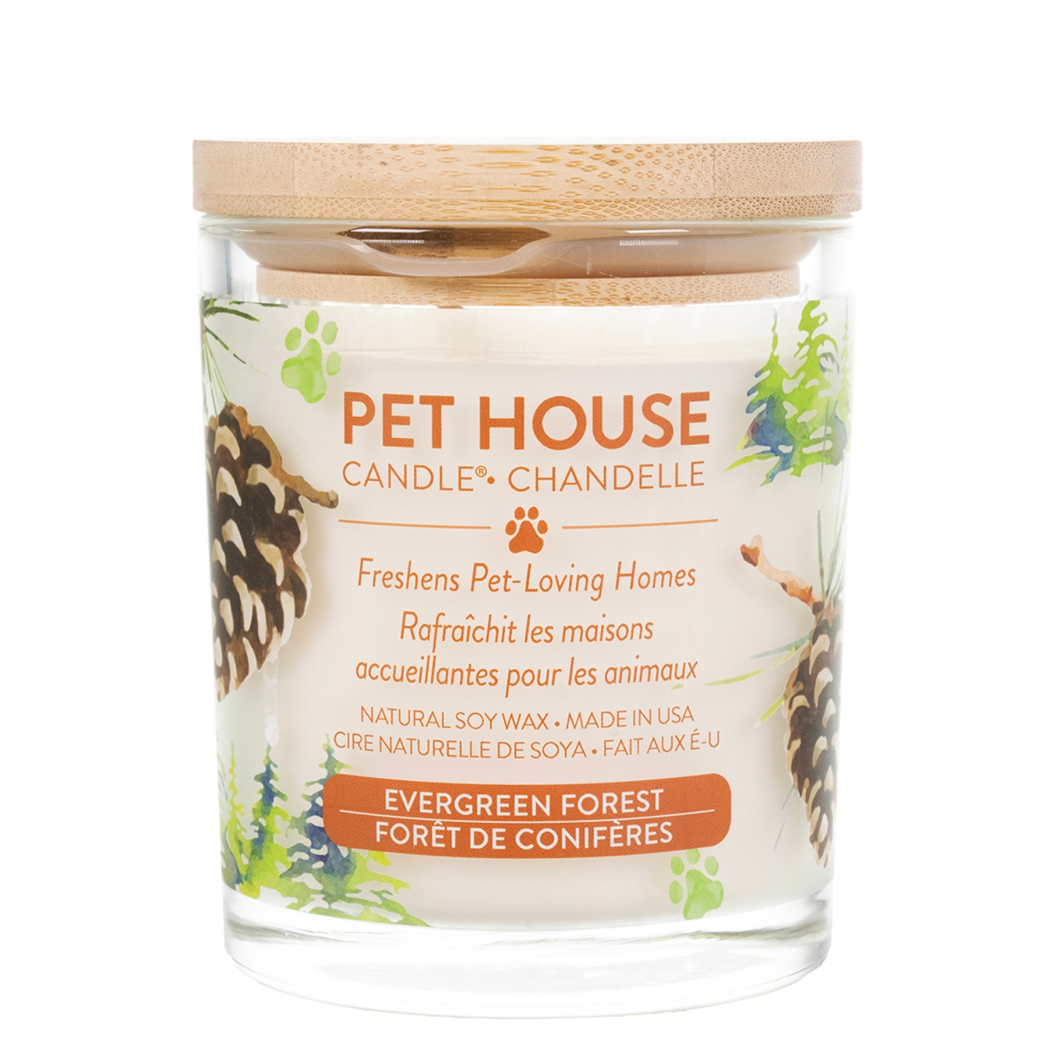 Picture of CANDLE PET HOUSE  One Fur All  Evergreen Forest - 9oz