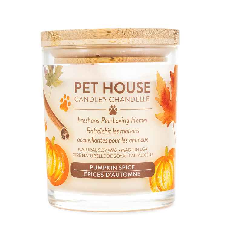 Picture of CANDLE PET HOUSE  One Fur All  Pumpkin Spice - 9oz