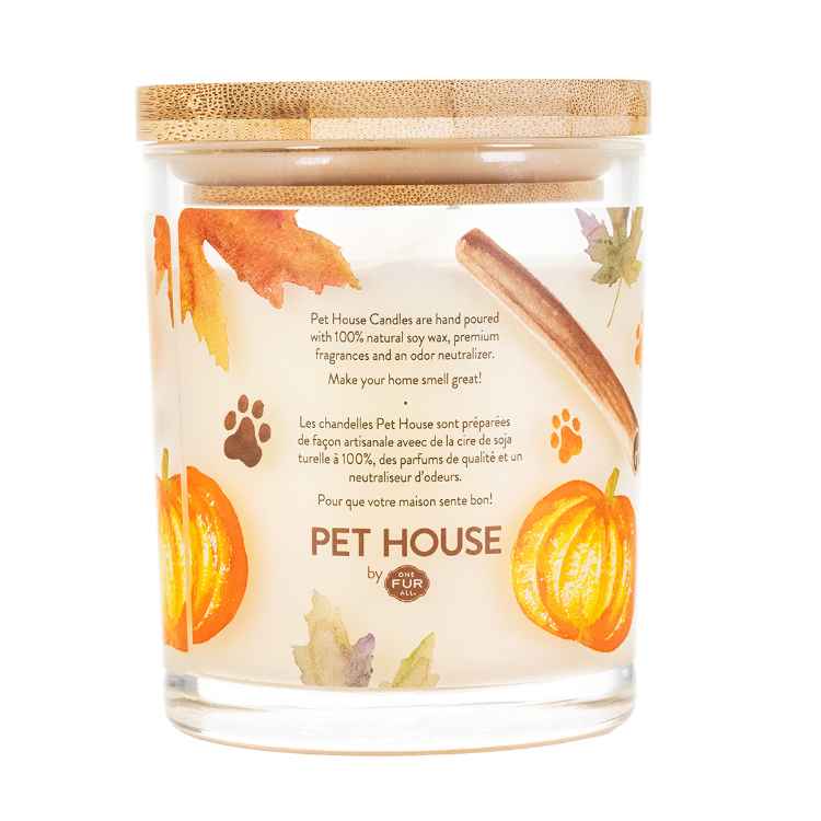 Picture of CANDLE PET HOUSE  One Fur All  Pumpkin Spice - 9oz