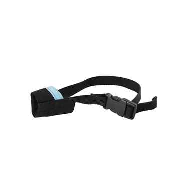 Picture of BUSTER MUZZLE NYLON CANINE Easy ID (279465) Black/ Light Blue - XX Small