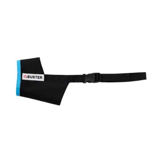 Picture of BUSTER MUZZLE NYLON CANINE Easy ID (279470) Black /Turquoise - X Large