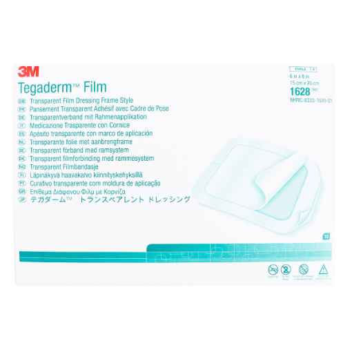 Picture of TEGADERM TRANSPARENT DRESSING 15cm x 20cm (1628) - 10s