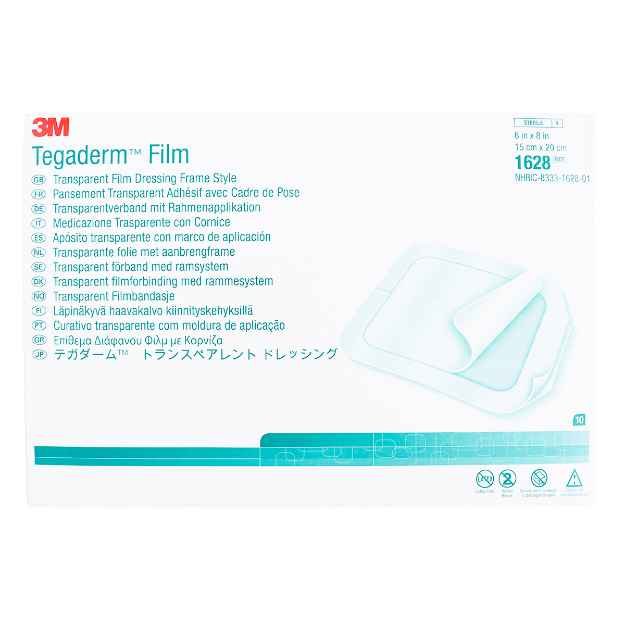 Picture of TEGADERM TRANSPARENT DRESSING 15cm x 20cm (1628) - 10s